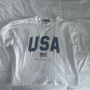 Brandy Melville Cropped Tee